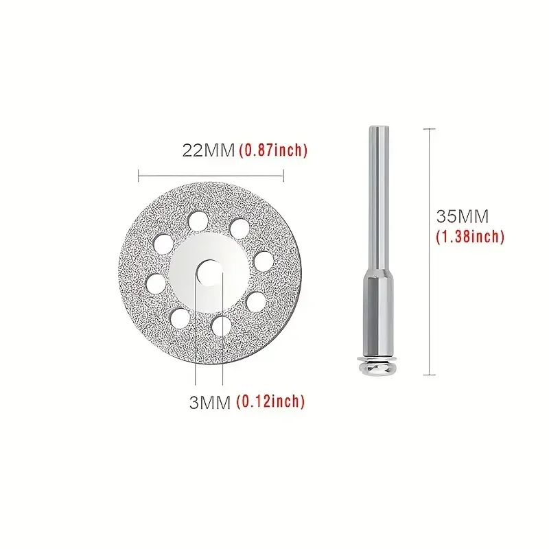 12Pcs/set 22mm Hss Cutting Dis - Cordless Rotary Tool Kit Accessories 评论和价格