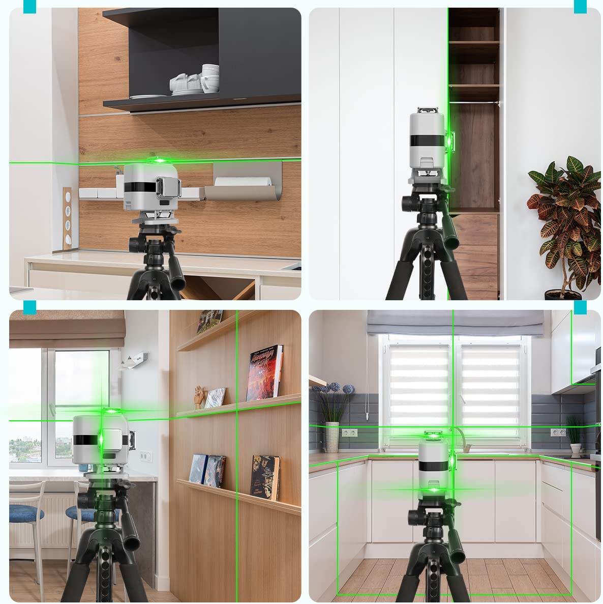 DS04CG Self-Leveling 16 Cross  - Laser Level 16 Lines 4D Green 评论和价格