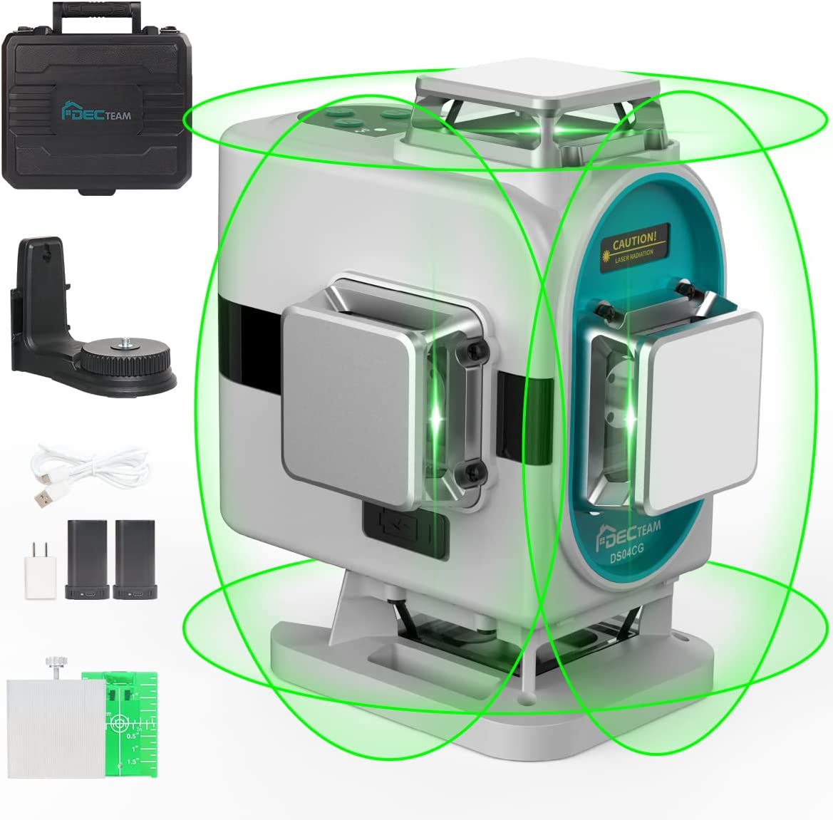 DS04CG Self-Leveling 16 Cross  - Laser Level 16 Lines 4D Green 评论和价格