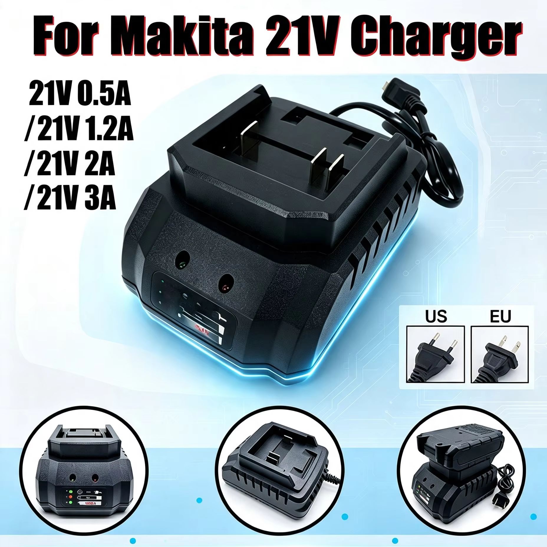 Battery Charger For Makita 18V - Brushless Cordless Electric Drill 18V 评论和价格