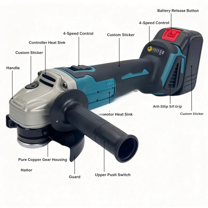 Brushless Angle Grinder 21v Co - Brushless Angle Grinder Battery Powered 评论和价格