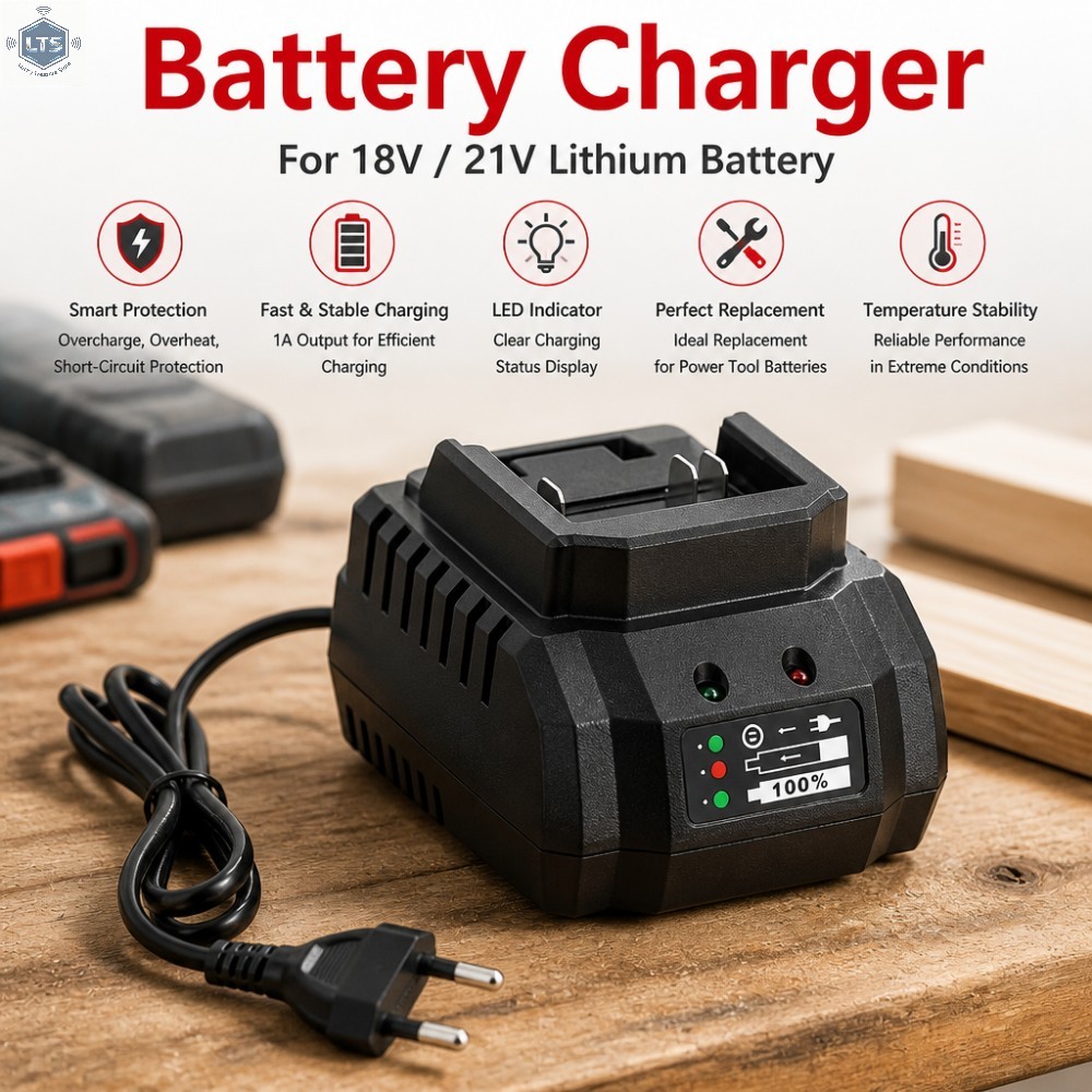 18V 21V Pin Battery Charger Fo - Brushless Cordless Electric Drill 18V 评论和价格